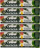 🌿 discover the power of neem: new 5-in-1 formula toothpaste - 6 pack! logo