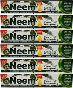 img 4 attached to 🌿 Discover the Power of NEEM: New 5-in-1 Formula Toothpaste - 6 Pack!