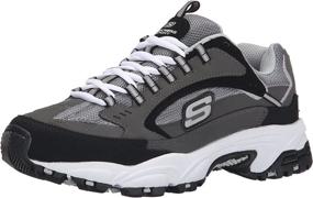 img 1 attached to Skechers Mens Stamina Cutback Charcoal