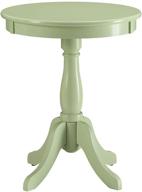 🪑 acme furniture 82810 alger side table: sleek light green accent in one size logo