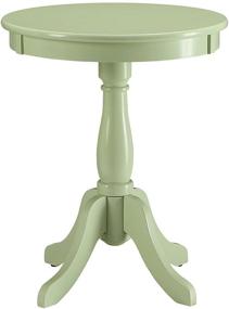 img 3 attached to 🪑 ACME Furniture 82810 Alger Side Table: Sleek Light Green Accent in One Size