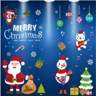 popmall christmas stickers removable sticker logo