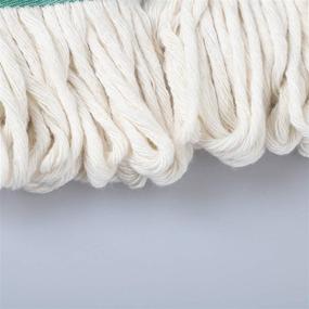 img 1 attached to 🧹 OFO Loop-End Cotton String Mop Head – Premium Quality, Heavy Duty Mop Refills for Efficient Home/Industrial/Commercial Cleaning – Pack of 3