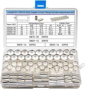 img 4 attached to 🔧 Lime2018 110PCS Copper Fitting Ferrules: Superior Quality Connectors for Plumbing and HVAC Applications