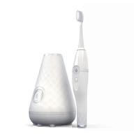 🦷 experience superior dental hygiene with tao clean umma diamond sonic toothbrush and cleaning station – super nova white – dual speed settings and ergonomic handle logo