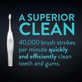 img 3 attached to 🦷 Experience Superior Dental Hygiene with TAO Clean Umma Diamond Sonic Toothbrush and Cleaning Station – Super Nova White – Dual Speed Settings and Ergonomic Handle