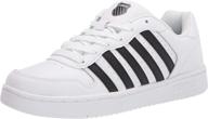 👟 charcoal k swiss court palisades sneaker logo