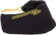 🌟 secure and stylish scorpion exo faceshield bag (black): ideal protection and storage solution logo