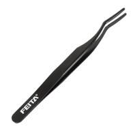 💁 feita professional black false eyelash applicator tweezer - easy lashes extension application and removal tool - 1pc logo