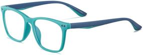 img 4 attached to 👀 Protect Your Child's Eyes with MAXJULI Kids Blue Light Blocking Glasses