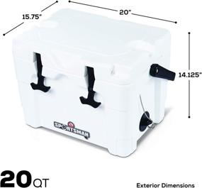 img 3 attached to Igloo Sportsman 20Qt Rotomold 🏕️ Cooler: The Perfect Companion for Outdoor Enthusiasts!