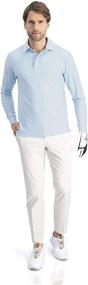 img 1 attached to Sleeve Shirt Moisture Wicking Stretch Men's Clothing