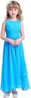 👗 charming chiffon junior bridesmaid dress - happy rose 7-16 logo