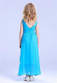 img 1 attached to 👗 Charming Chiffon Junior Bridesmaid Dress - Happy Rose 7-16