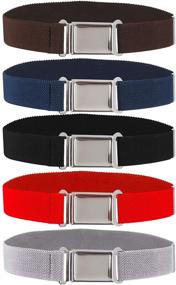 img 4 attached to 👗 Stylish and Convenient: 5-Piece Adjustable Magnetic Fashion Belt for Boys and Girls
