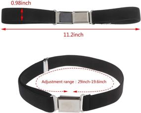 img 3 attached to 👗 Stylish and Convenient: 5-Piece Adjustable Magnetic Fashion Belt for Boys and Girls