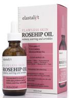 🌹 elastalift rosehip oil for face: 1.8 fl oz with vitamin c, cucumber, and rosehip - eliminate wrinkles, scars, and redness for a brighter skin complexion (53 ml)" logo