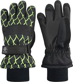 img 3 attached to 🧤 Ultimate Weatherproof Thinsulate Men's Accessories: NIce Caps Gloves & Mittens