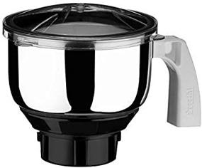 img 4 attached to 🔵 Silver 1-Liter Medium Mixer Jar for Preethi MG 509 Eco Twin, Eco Plus/Chef Pro and Blue Leaf