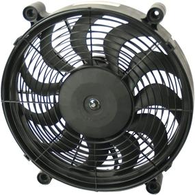 img 3 attached to 🔥 Derale 16212 12-Inch High Output Radiator Fan in Sleek Black