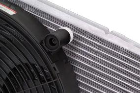 img 2 attached to 🔥 Derale 16212 12-Inch High Output Radiator Fan in Sleek Black