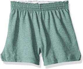 img 1 attached to 👚 Soffe Girls' Big Low Rise Cheer Shorts