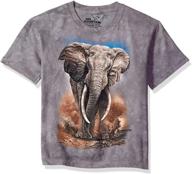 mountain african elephant child t shirt logo