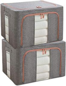 img 4 attached to WALTSOM Foldable Organizer Blankets Capacity