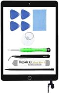 📱 premium ipad mini 3 a1599 a1600 screen replacement kit - restore your device with home button & tools (black) logo