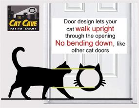 img 3 attached to 🐱 The Cat Cavern Interior Cat Door
