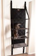 🐱 k&amp;h pet products hangin’ cat tree - 4-story gray: dimensions 12 x 22 x 65 inches logo