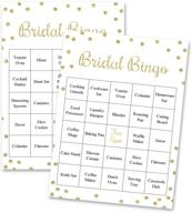 invitationhouse gold confetti bridal bingo logo