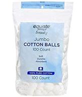 equate beauty jumbo cotton balls logo