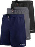 💪 ultimate performance: neleus men's 7" mesh running workout shorts with pockets - enhance your training efficiency! logo