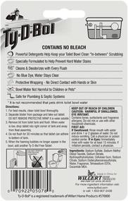 img 1 attached to 🚽 Ty-D-Bol Free and Clear Toilet Cleaner - Ultimate Bathroom Cleaning Solution, Powerful Deodorizer, Hassle-Free Usage with 1 Tablet, Single Pack