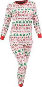 img 1 attached to 👪 Make Memories with Unique Men's Baby Christmas Family Pajamas