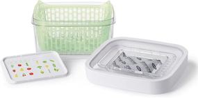 img 2 attached to 🥦 Efficiently Preserve Freshness with OXO Good Grips GreenSaver Produce Keeper -1.6 Qt