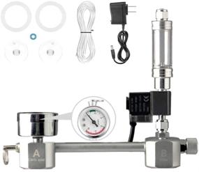 img 4 attached to 🐠 CO2 Generator System Kit for Aquarium Plants with Solenoid Valve, Bubble Counter, Check Valve, and Carbon Dioxide Reactor – Decdeal DIY Aquarium Kit