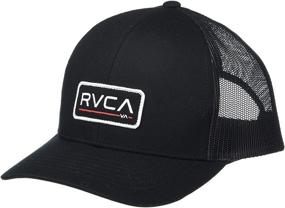 img 3 attached to RVCA Mens Ticket Trucker Black
