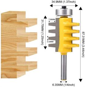 img 3 attached to Eyech Reversible Finger Router Woodworking