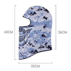 img 1 attached to 🔥 Ultimate Protection with the Your Choice Balaclava Tactical Skull Motorcycle Full Face Ski Mask: A Breathable, UV-Protective Hat for Both Women and Men