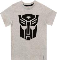 🤖 autobots boys' transformers t-shirt logo