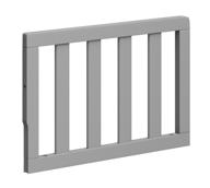 🛏️ graco toddler guardrail: safety rail for convertible crib & toddler bed in pebble gray logo
