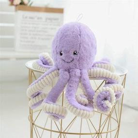 img 3 attached to 🐙 Плюшевый мягкий игрушечный осьминож DENTRUN: игривая кукла для детей, мальчиков, девочек и взрослых - идеальный подарок на день рождения или на Рождество! Доступен в размере 7/16/24/32 дюйма, в 5 ярких цветах!