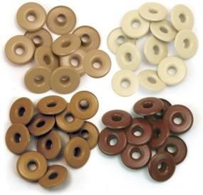 img 1 attached to ✂️ We R Memory Keepers 0633356415930 Eyelets & Washers Crop-A-Dile-Wide-Brown (40 Pieces): Durable and Versatile Crafting Essentials