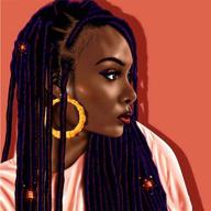 🎨 kaliosy 5d diamond painting african woman dirty braid earrings big eyes sexy - full drill diy crystal craft kit for cross stitch decoration logo