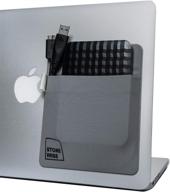 💼 storewise laptop organizer: grey pocket holder for external hard drive and laptop accessories logo