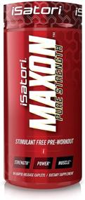 img 4 attached to 💪 Maxon Pre Workout Stimulant Free - Fenugreek and Kre Alkalyn Creatine Pure Strength Muscle Gainer Lasting Energy for Men Keto Friendly - Dietary Supplement (84 Rapid Release Caplets)