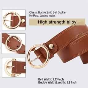 img 1 attached to 👜 Elevate Your Business Attire with CARDANRO's Genuine Leather Women's Accessories