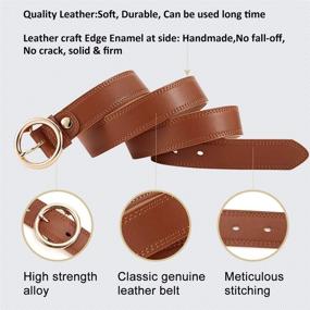 img 2 attached to 👜 Elevate Your Business Attire with CARDANRO's Genuine Leather Women's Accessories